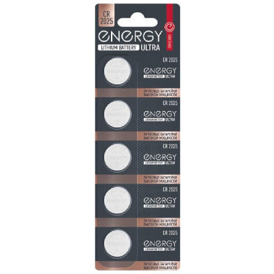 Батарейка CR2025 Energy Ultra, 5 V