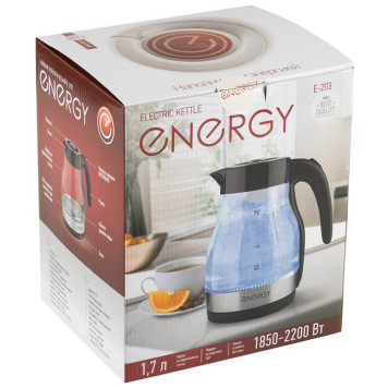 Чайник черный (164139) ENERGY E-203