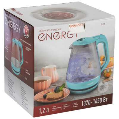 Чайник E-205 голубой (164145) ENERGY E-205blue-3