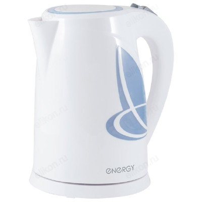 Чайник электрический Energy EN-211, белый/голубой, 1.8 л
