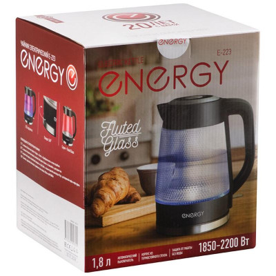 Чайник рифленое стекло (164161) ENERGY E-223-4