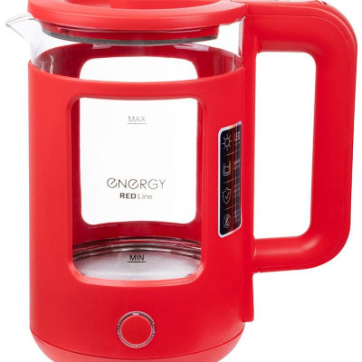 Чайник стеклянный ENERGY E-256R (1,5л) 164152-2