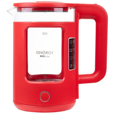 Чайник стеклянный ENERGY E-256R (1,5л) 164152-3