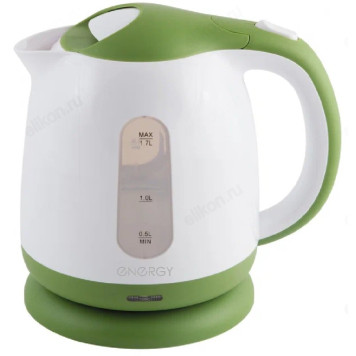 Чайник электрический Energy E-293, бело-зеленый, 1.7 л-2