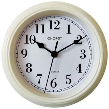 Часы настенные EC-141 круглые белые (102265) ENERGY EC-141w