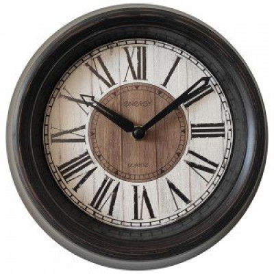 Часы настенные Energy EC-142, пластик, черные