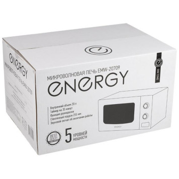 СВЧ / Микроволновая печь EMW-20709 белая (108319) ENERGY EMW-20709wht-3