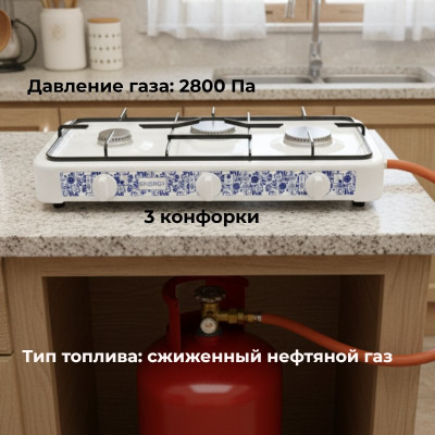 Плита газовая ENERGY EN003 3-х конф