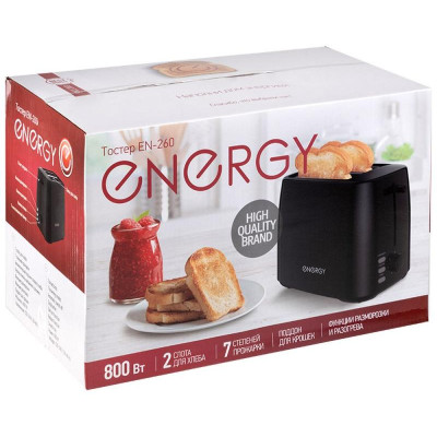 Тостер EN-260 черный (106198) ENERGY EN-260black-3