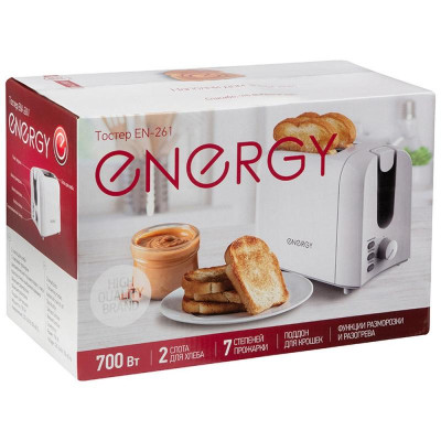 Тостер EN-261 белый (106190) ENERGY EN-261white-5