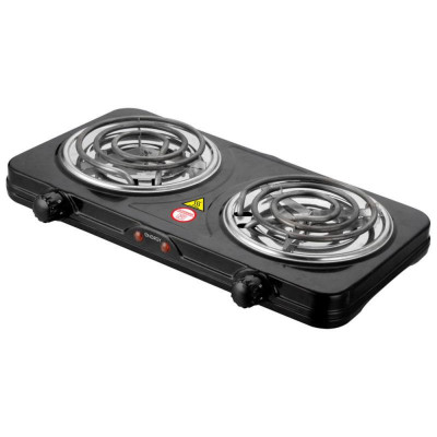 Плита электрическая 2-х конфор. черный (158967) ENERGY EN-904B