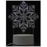 Светильник неоновый 3D Снежинка (106257) ENERGY EN-NL 26
