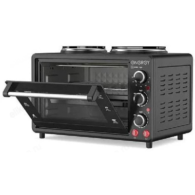 Жарочный шкаф Energy GH-26A-B, черный, 26 л, 1400 Вт, 2 конфорки-4