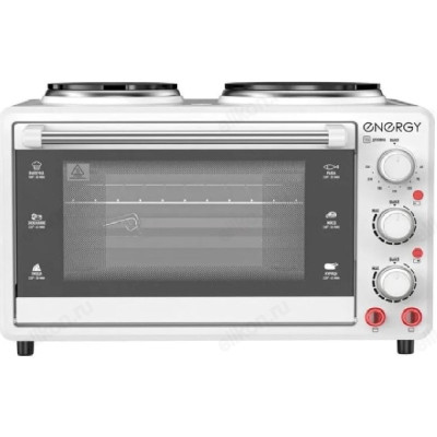 Жарочный шкаф Energy GH-26A-W, белый, 26 л, 1400 Вт, 2 конфорки-2