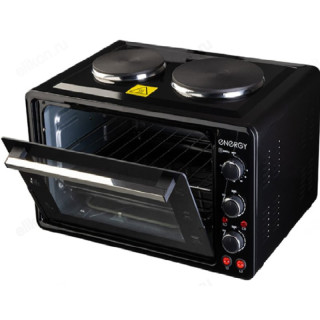 Жарочный шкаф Energy GH-35A-B, черный, 35 л, 1600 Вт. 2 конфорки-1