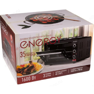 Жарочный шкаф Energy GH-35A-B, черный, 35 л, 1600 Вт. 2 конфорки-4