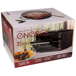 Жарочный шкаф Energy GH-35A-B, черный, 35 л, 1600 Вт. 2 конфорки-5