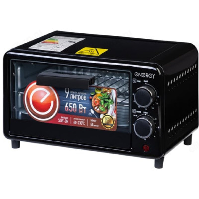 Жарочный шкаф Energy GT-09А-В, черный, 9 л, 650 Вт-2