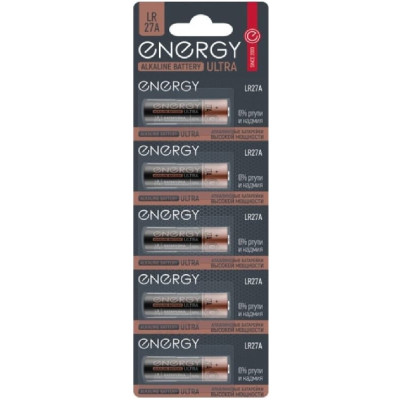 <атарейка  Energy Ultra LR27A 5B, 1.5 V