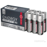 Батарейка алкалиновая Pro (AA) (16шт в спайке+коробка) (104978) ENERGY LR6/16S