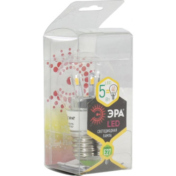 Лампа светодиодная LED E27 P45 5W 827 ЭРА-1