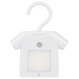 Ночник - светильник светодиодный на батарейках с датчиком движения белый ЭРА/СИЛА NLED-486-1W-MS-W
