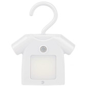 Ночник - светильник светодиодный на батарейках с датчиком движения белый ЭРА/СИЛА NLED-486-1W-MS-W