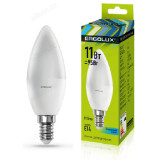 Лампа светодиодная LED E14 C35 11W 4K Ergolux Свеча 13619