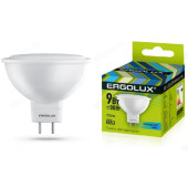 Лампа светодиодная LED GU5.3 JCDR 9W 4K Ergolux 13625
