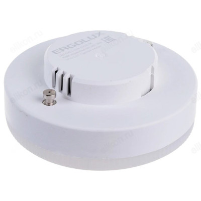 Лампа светодиодная LED GX53 15W 4K Ergolux таблетка 14239-2
