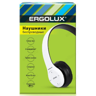 Беспроводные наушники Ergolux ELX-BTHP01-C01, белый-5