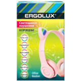 Гарнитура Bluetooth накладная ERGOLUX ELX-BTHP02-C14 розовые 15459