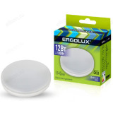 Лампа светодиодная LED GX53 12W 6K Ergolux таблетка