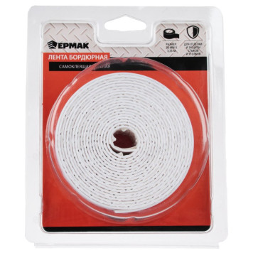 Лента бордюрная 38мм*3,35м ЕРМАК 472-031-2