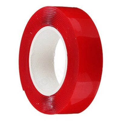 Лента клейкая 2-х сторон.невидимая ЕРМАК 18мм*2м 472-039