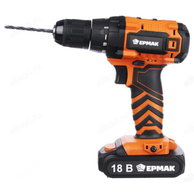 Дрель-шуруповёрт ЕРМАК ДША-18-2 (FT) 646-325-1