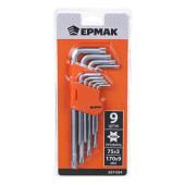 Набор ключей TORX-профиль ЕРМАК 9пр.657-024