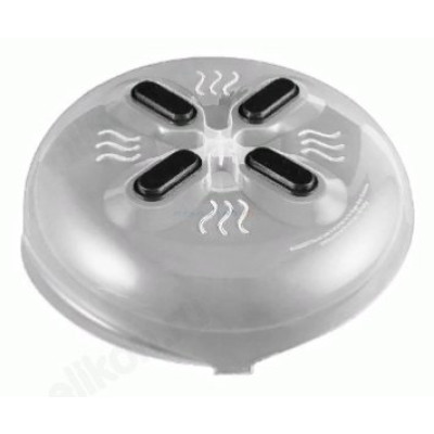 Крышка для свч Д270мм EUROKITCHEN с магнитным держателем