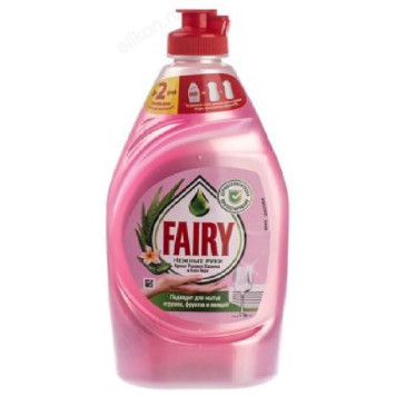 Средство для мытья посуды FAIRY Нежные руки Роза/Жасмин/Алоэ 450мл