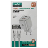 Зарядка сетевая FaizFull FC112 C-С+кабель