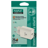 Зарядка сетевая FaizFull FC204 PD PD25W +кабель