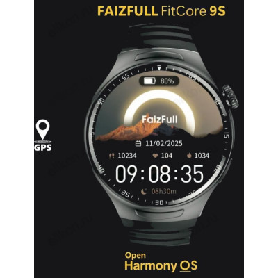 Smart часы FaizFull FitCore 9S Black титан.корпус