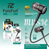 Гарнитура проводная вкладыши FaizFull FN24