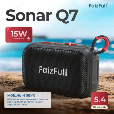 Акустика Bluetooth FaizFull Sonar Q7 black-1