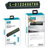 Автовизитка FaizFull TH33 (металл) двухсторонняя