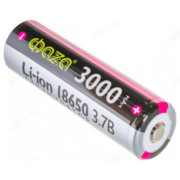 Аккумулятор 18650 3000 mAh 3.7V ФАZA-2