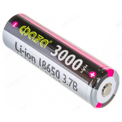 Аккумулятор 18650 3000 mAh 3.7V ФАZA-2