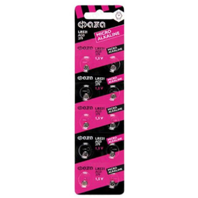 Батарейка AG0 LR521 379, 1,55V 14 - 16mAh