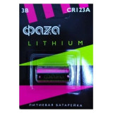 Батарейка CR123A 3V 1480mAh ФAZA