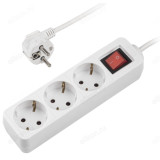 Удлинитель ФАZА FTS-03- 300 3гн 3м заземл.,выкл